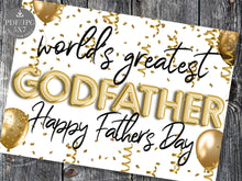 Printable Fathers Day Card For Godfather