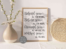 Behind You All Your Memories Sign Graduation Gift Before You All Your Dreams Around You All Who Love You Within You All You Need PRINTABLE