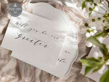 Greeter Proposal Card Will You Be Our Greeter Card Wedding PRINTABLE