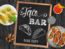 Graduation Taco Bar Sign PRINTABLE Graduation Party Decorations