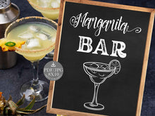 Margarita Bar Sign Fiesta Bridal Shower Party PRINTABLE Graduation Chalkboard