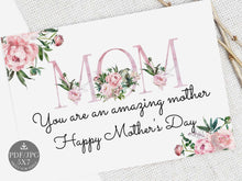 mothers day card floral