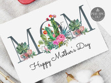 mothers day  card succulents printable