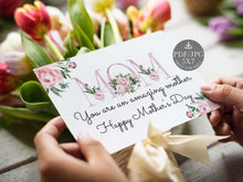 floral mothers day card printable