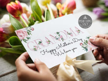 Grandma Mothers Day Card, Printable Mother's Day Card, Mother's Day Grandma