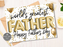 Printable Fathers Day Card For Father