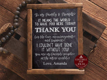 Graduation Thank You Sign PRINTABLE Party Decorations Personalizable DIY