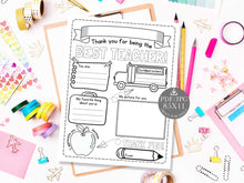 Teacher Appreciation Week PRINTABLE Card