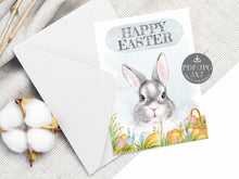 Happy Easter Card Printable Bunny