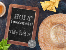 Holy Guacamole They Did It Sign Printable Graduation Party Decorations Fiesta