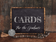 Cards For The Graduate Sign PRINTABLE Chalkboard