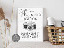 Photo Guest Book Sign Graduation PRINTABLE