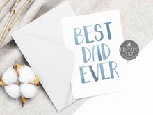 best dad ever card printable