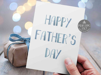 Printable Happy Fathers Day Card