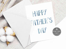 Printable Happy Fathers Day Card