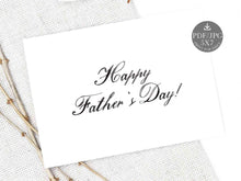 Happy Fathers Day Card Printable