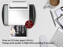 PRINTABLE First Day Of School Sign Editable Girl Floral PDF Template