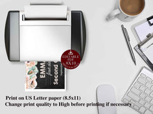 Editable PRINTABLE First Day Of School Sign Girl PDF Template