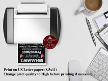 PRINTABLE First Day Of School Sign Editable PDF Template