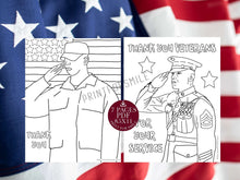 Veterans Day Coloring PRINTABLE Pages