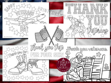 Veterans Day Coloring PRINTABLE Pages