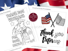 Veterans Day Coloring Card PRINTABLE