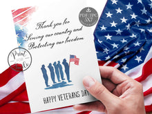 PRINTABLE Happy Veterans Day Card