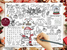 christmas placemat printable