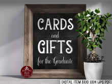 Cards And Gifts Sign PRINTABLE Chalkboard