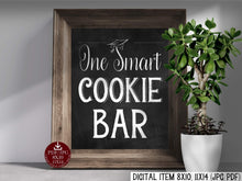 One Smart Cookie Bar Sign PRINTABLE Chalkboard