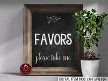 PRINTABLE Graduation Favors Sign Chalkboard Sign