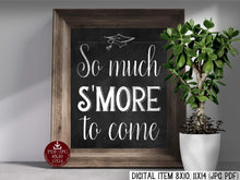 Graduation S'more Sign PRINTABLE Chalkboard