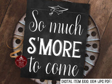 Graduation S'more Sign PRINTABLE Chalkboard