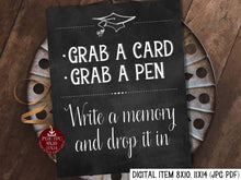 Grab A Card Grab A Pen Write A Memory And Drop It In Sign