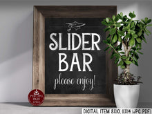 Graduation Slider Bar Sign PRINTABLE Chalkboard