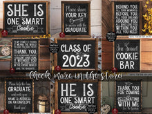 Graduation Thank You Sign PRINTABLE Chalkboard Sign