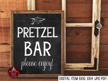 Graduation Pretzel Bar Sign PRINTABLE Chalkboard