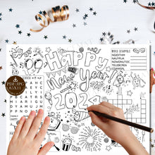 New Years Placemat PRINTABLE Happy New Year 2024